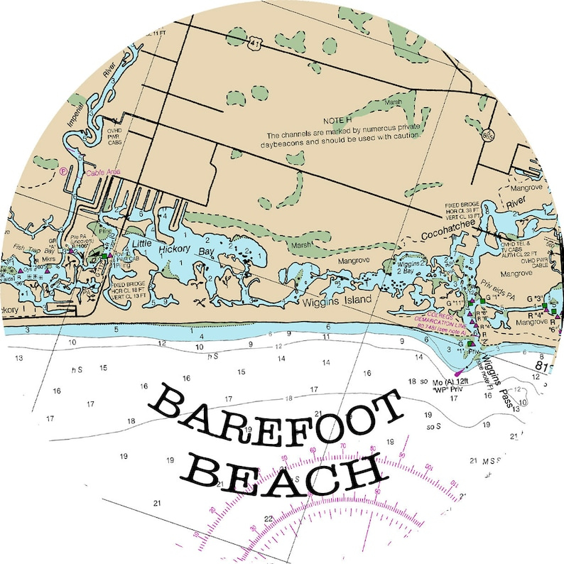 Map Bonita Beach Beach Map