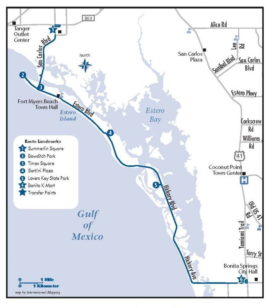 Bonita Beach Florida Map Printable Maps Beach Map