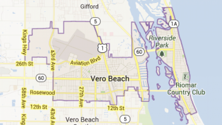 Vero Beach Fl Zip Code Map Australia Map Beach Map