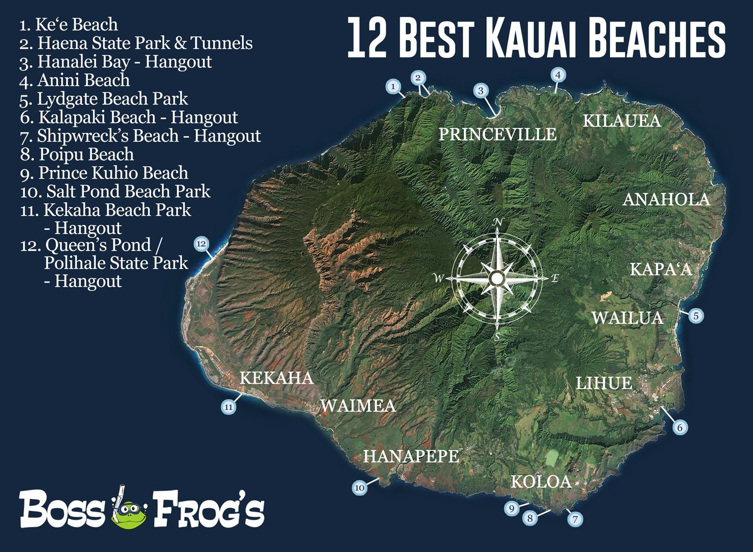 12 Best Kauai Beaches Videos Photos Snorkeling Facilities More 