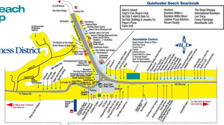 Myrtle Beach Map Boardwalk
