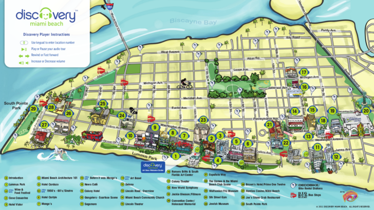 Map Of Miami Beach Hotels