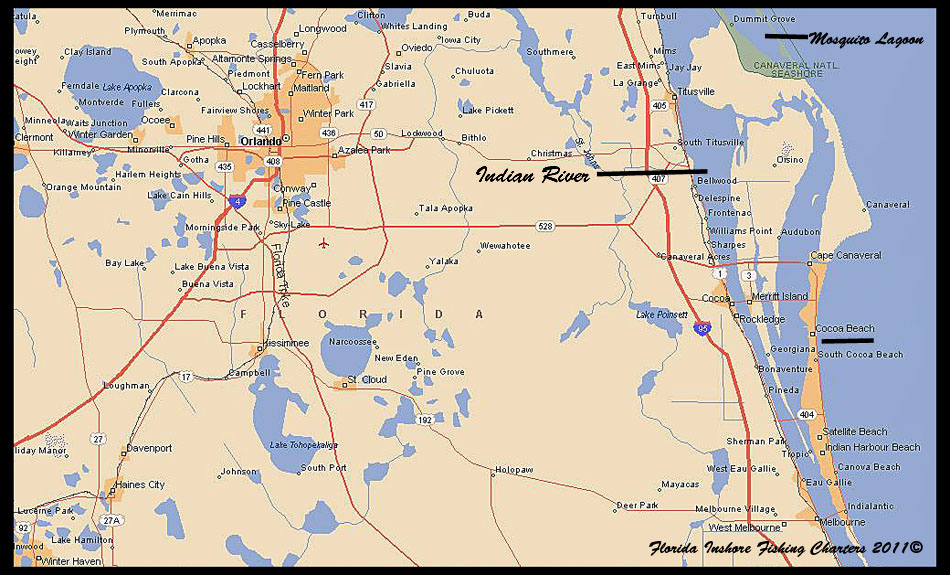 32 Map Of Cocoa Beach Florida Maps Database Source
