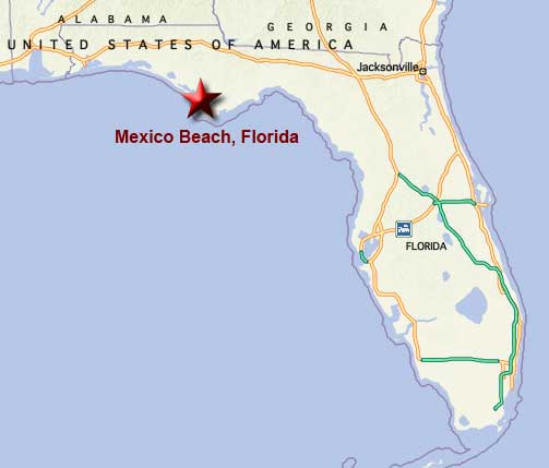 32 Map Of Mexico Beach Florida Maps Database Source