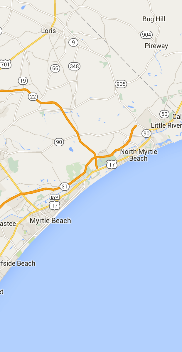 Google Maps Myrtle Beach