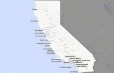 A Guide To California s Coast Map Of Southern California Beaches