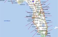 A Large Detailed Map Of Florida State For The Classroom Orlando