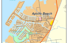 Aerial Photography Map Of Apollo Beach FL Florida