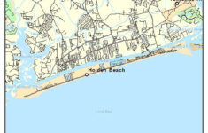 Aerial Photography Map Of Holden Beach NC North Carolina