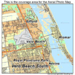 Aerial Photography Map Of Vero Beach FL Florida