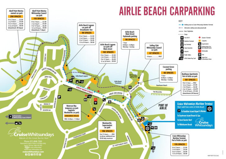 Caravan Parks Airlie Beach Map