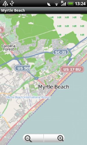 Amazon Myrtle Beach Street Map Appstore For Android