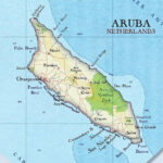 Aruba Map Heart Print Wedding Gift By Bombus Off The Peg