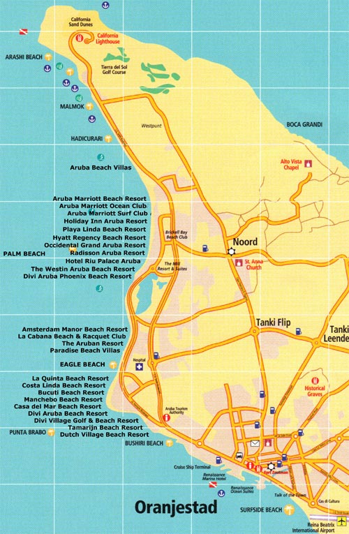 Aruba Maps