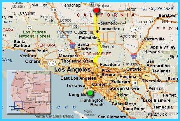 Awesome Map Of Long Beach California Long Beach California Long 