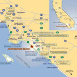 Beach Map Southern California Map California Map California City