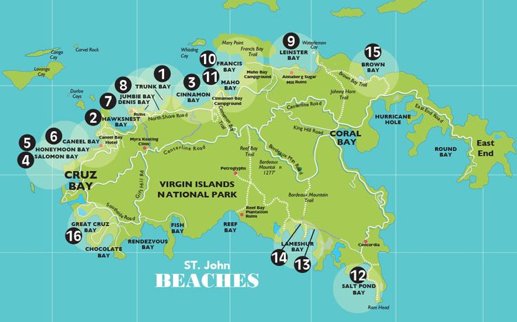 Beaches On St John St John Virgin Islands Virgin Islands Vacation 