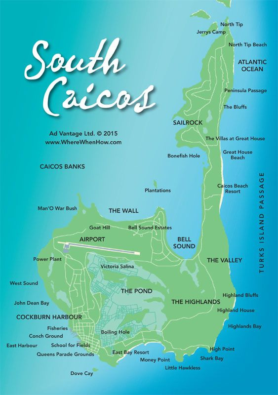 Beaches Turks And Caicos Map ECTQAZU