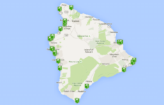 Best Beaches On The Big Island Beach Map Hawaii