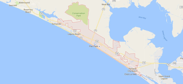 Panama City Beach Map Google