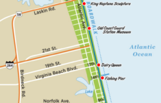 Boardwalk Attractions Map Virginia Beach Vacation Guide