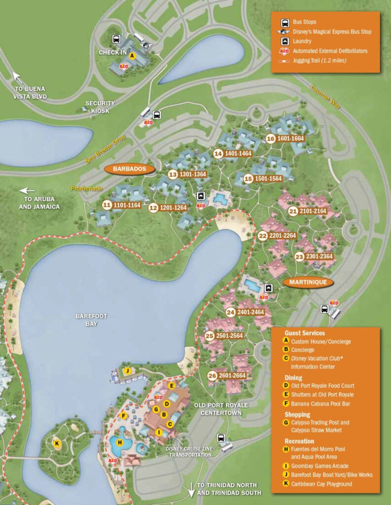 Caribbean Beach Resort Map Walt - Caribbean Beach Resort Map Walt Disney World Caribbean Beach Disney 7 792x1024 