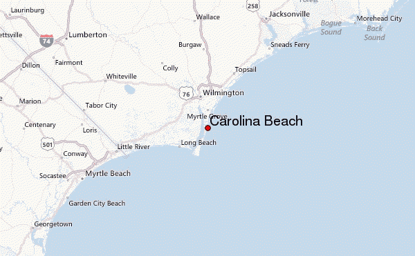 Carolina Beach Map