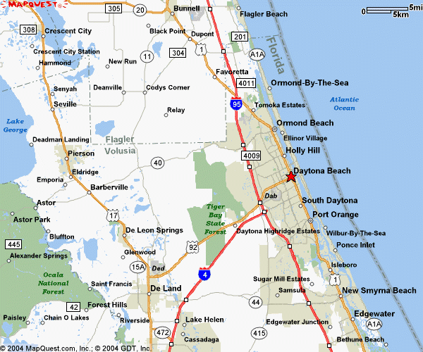 Central Florida Mid Florida Daytona Beach Florida Maps