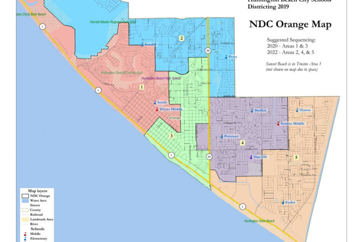 Huntington Beach Zoning Map