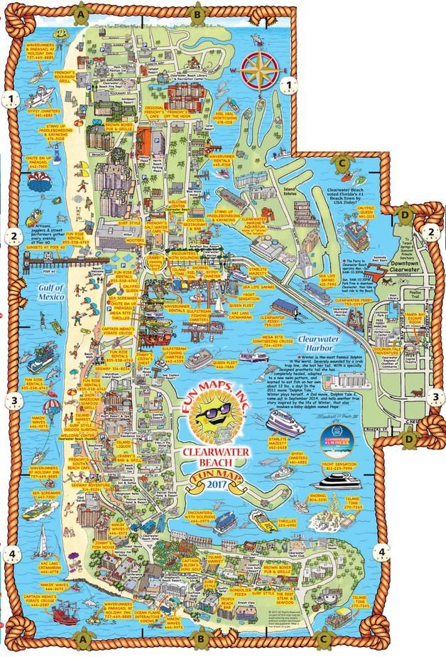 Clearwater Beach Map Clearwater Beach Florida Hotels Clearwater 