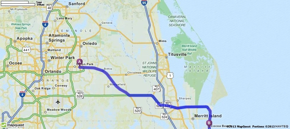 Cocoa Beach Florida Mapquest