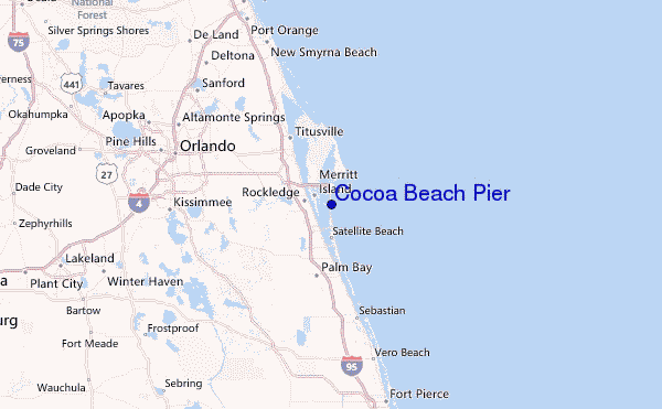 Coco Beach Fl Map