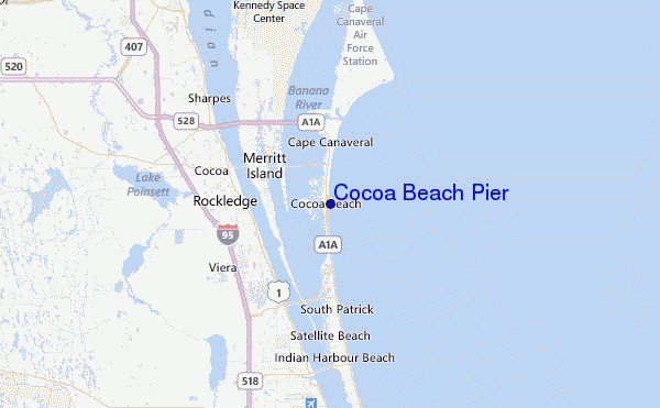 Cocoa Beach Pier Surf Forecast And Surf Reports Florida North USA 