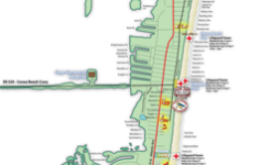 Cocoa Beach Tourist Map Cocoa Beach Mappery