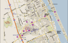 Daytona Beach Florida Map With Cities And Towns Area With Convenient