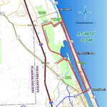 Daytona Beach Route Map Street Map Of Ormond Beach Florida