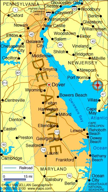 Delaware Atlas Maps And Online Resources Delaware Map Delaware Map 