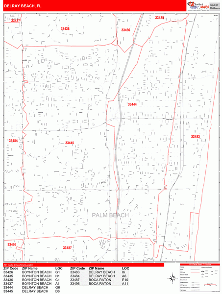 Delray Beach Map Of Zip Codes