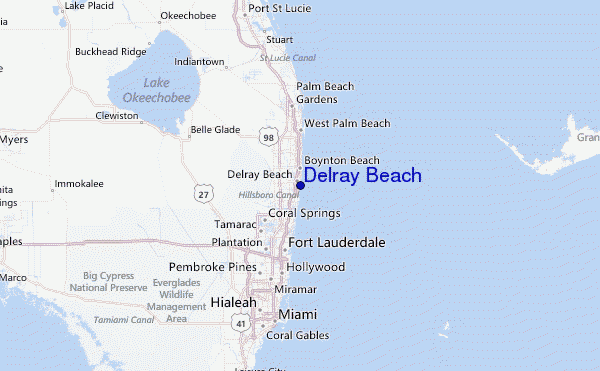 Map Delray Beach Fl