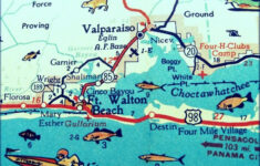 DESTIN Florida Beach Art Destin Map Destin FL Florida Art Etsy
