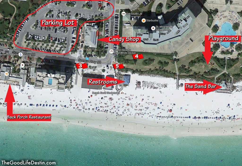 Destin Florida Map Of Beaches Printable Maps