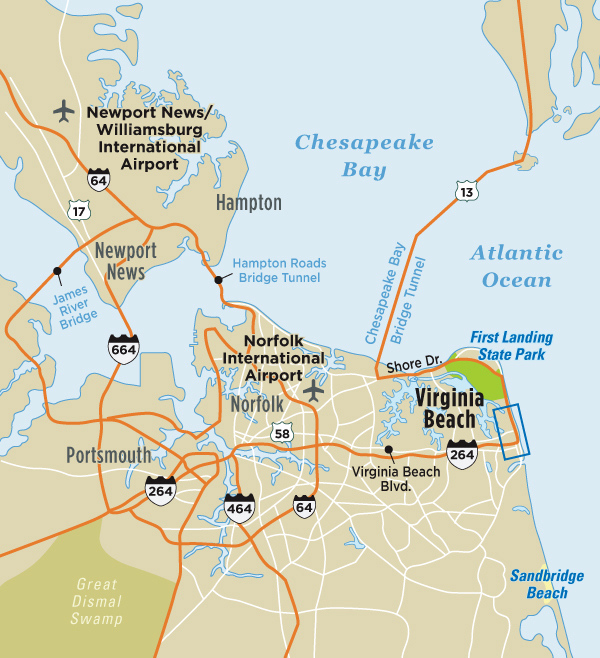 Directions To Virginia Beach Virginia Beach Vacation Guide