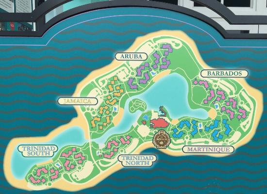 Disney Caribbean Beach Resort Preferred Rooms Map Travel Guide