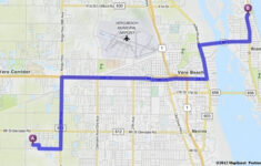 Driving Directions From 6445 4th Ln Vero Beach Florida 32968 To 805