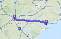 Driving Directions From Columbia South Carolina To Myrtle Beach South