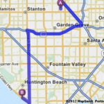 Driving Directions From Downtown Disney In Anaheim California 92802 To