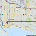 Driving Directions Map Long Beach Tribune Beach