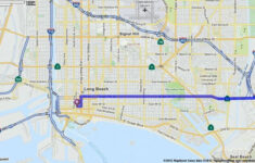 Driving Directions Map Long Beach Tribune Beach