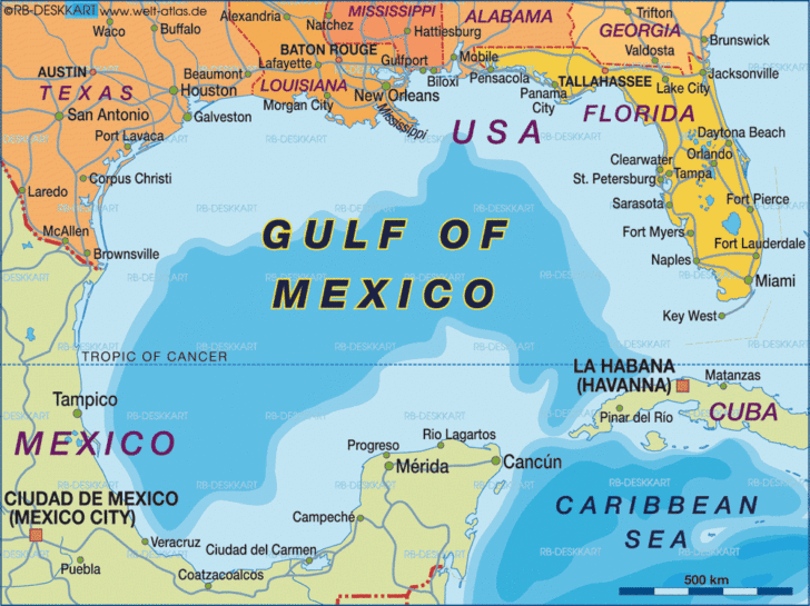 Map Of Florida Beaches On Gulf Coast