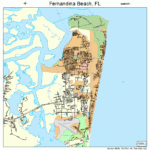 Fernandina Beach Florida Street Map 1222175
